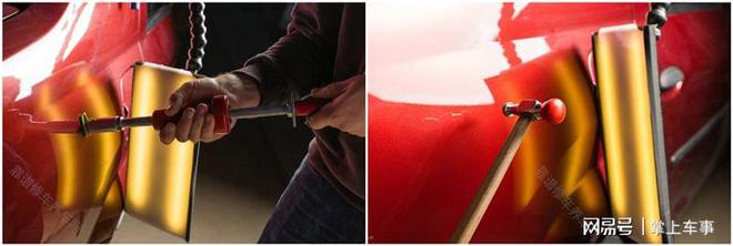 唐山汽车凹陷修复免喷漆的处理方法(图2)